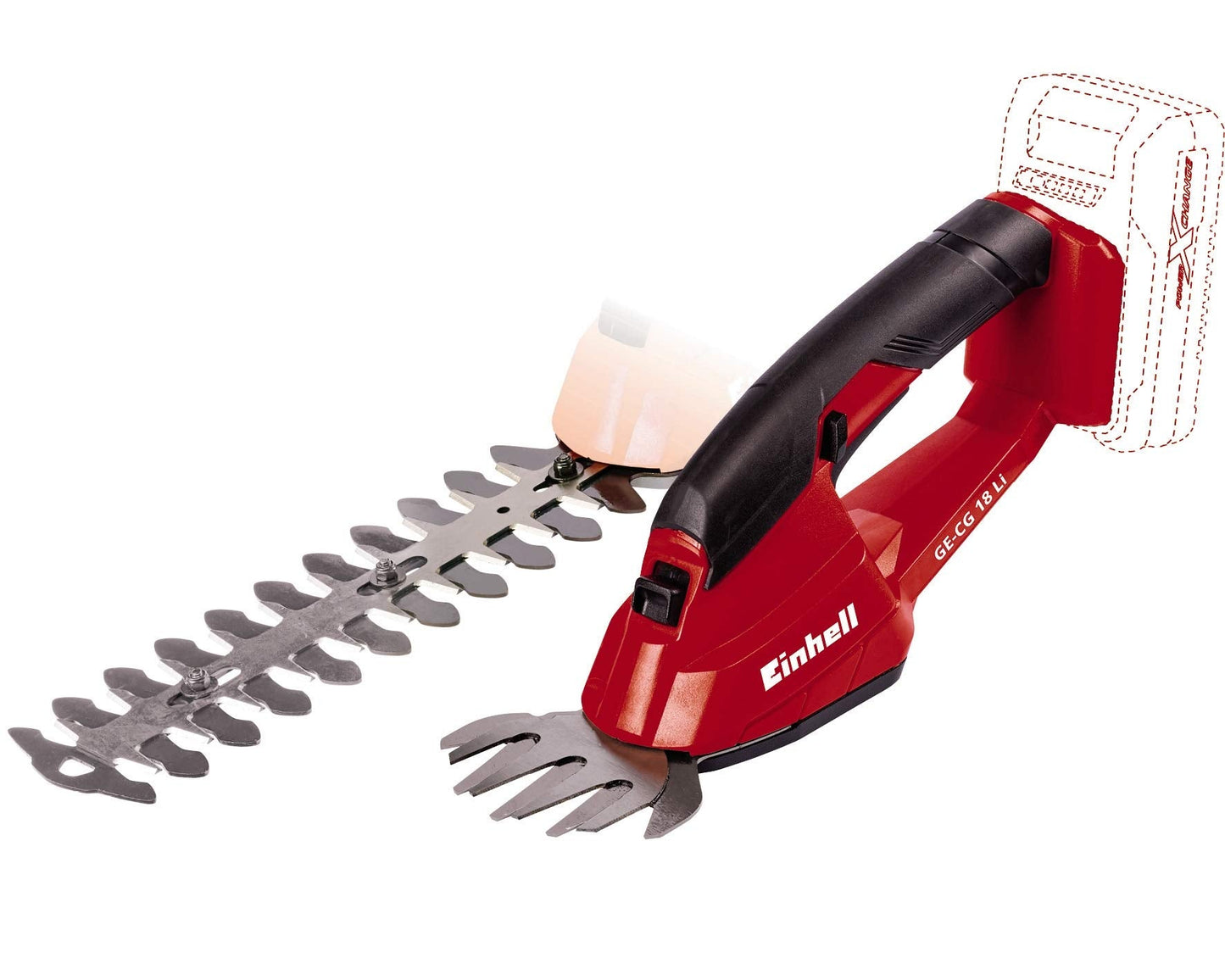Akku-Grasschere/ -Strauchschere GE-CG 18 Li-Solo, 18Volt, inkl. Grasschere & Strauchmesser