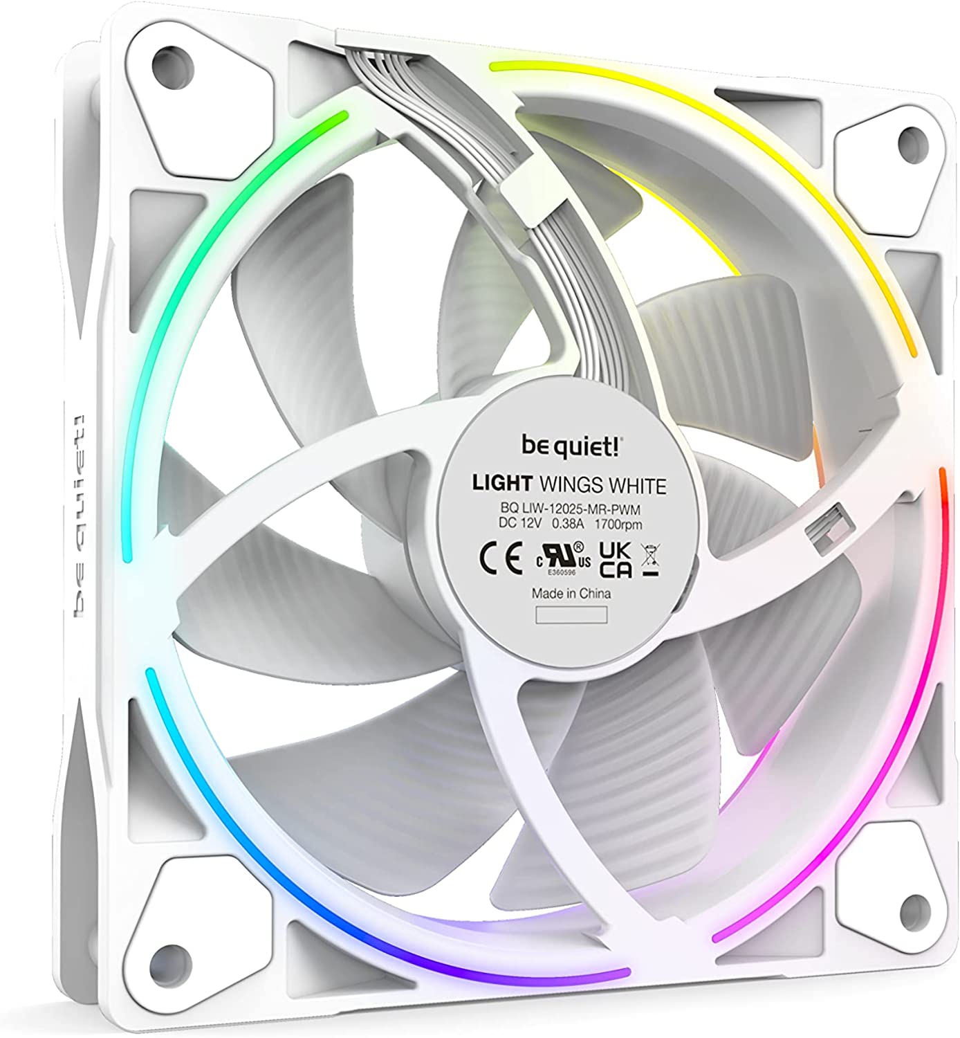 Light Wings White 120mm PWM Triple Pack, Gehäuselüfter