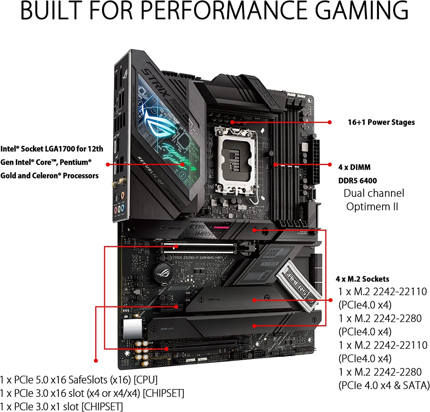 ROG STRIX Z690-F GAMING WIFI, Mainboard