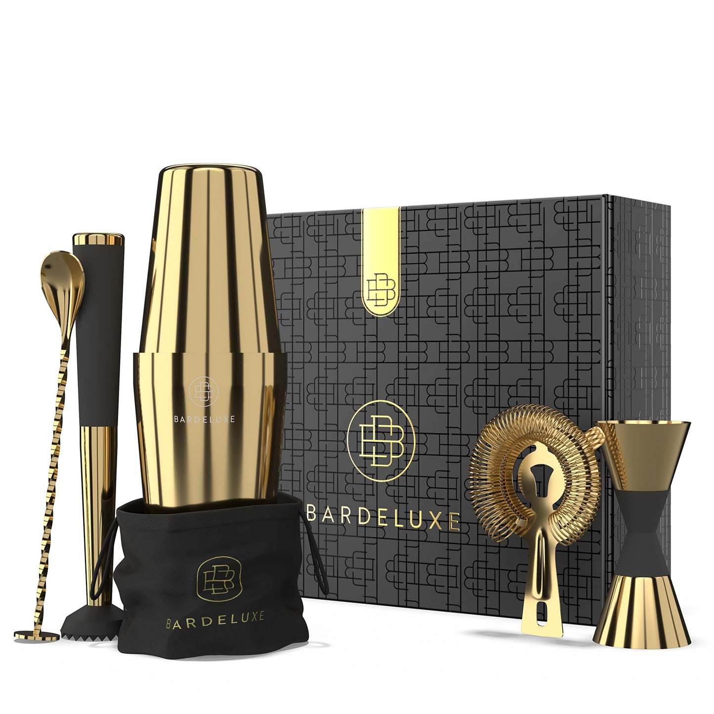Boston Shaker Set, Gold