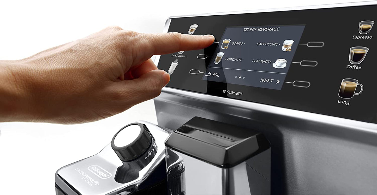 PrimaDonna Class ECAM 550.85.MS, Vollautomat, Silber