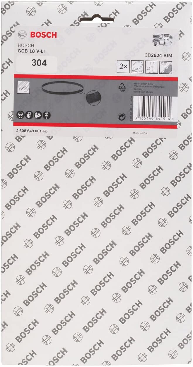 Bandsägeblatt CB 2824 BIM, für GCB 18