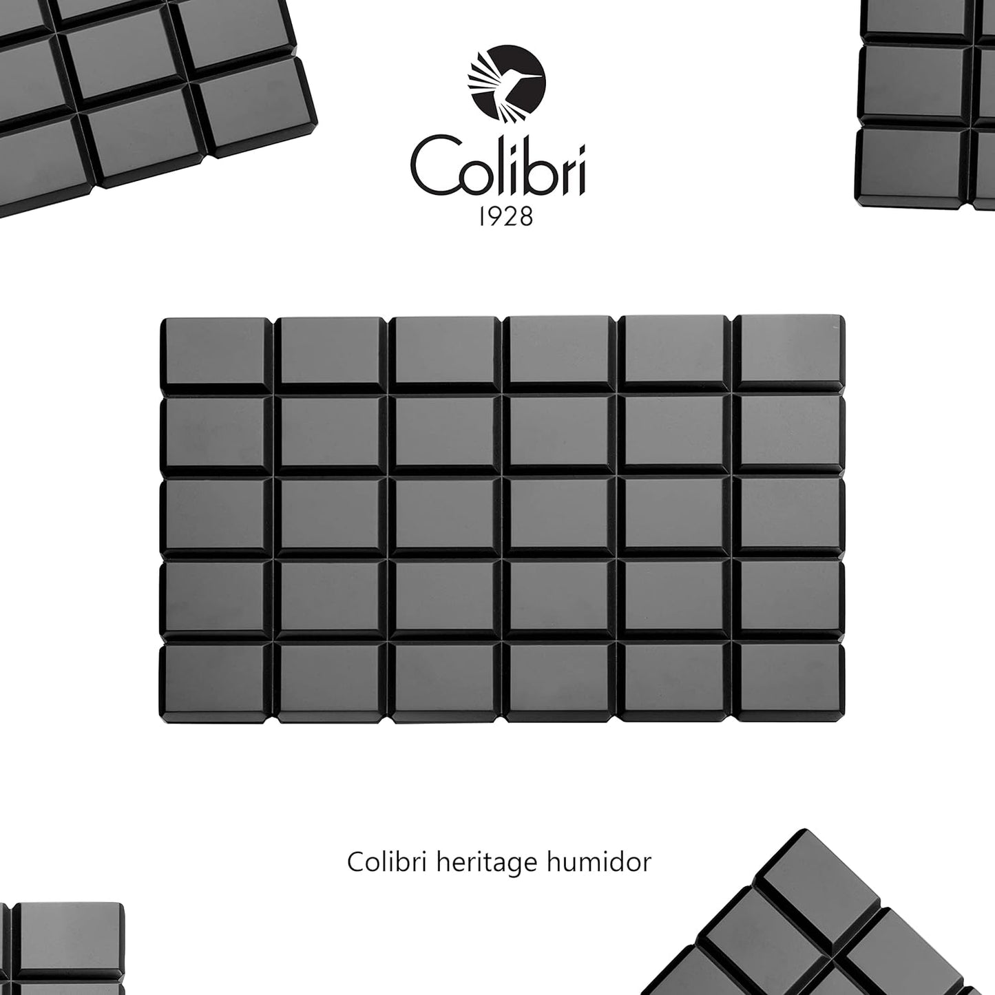 Heritage Zigarrenbefeuchter, Schwarz