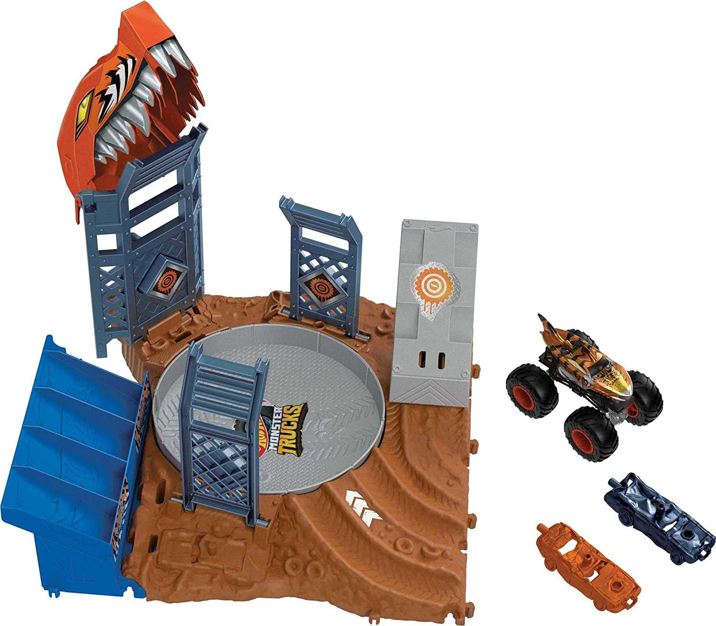 Monster Trucks Arena World: Semi-Finals Asst - Tiger Shark's Spin Out Frenzy, Rennbahn