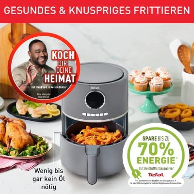 Ultra Fry Digital EY111B, Heissluftfritteuse, Grau