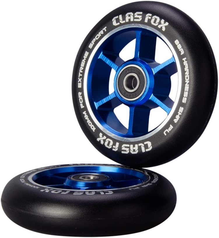 Pro Stunt Scooter Rollen, schwarz-blau