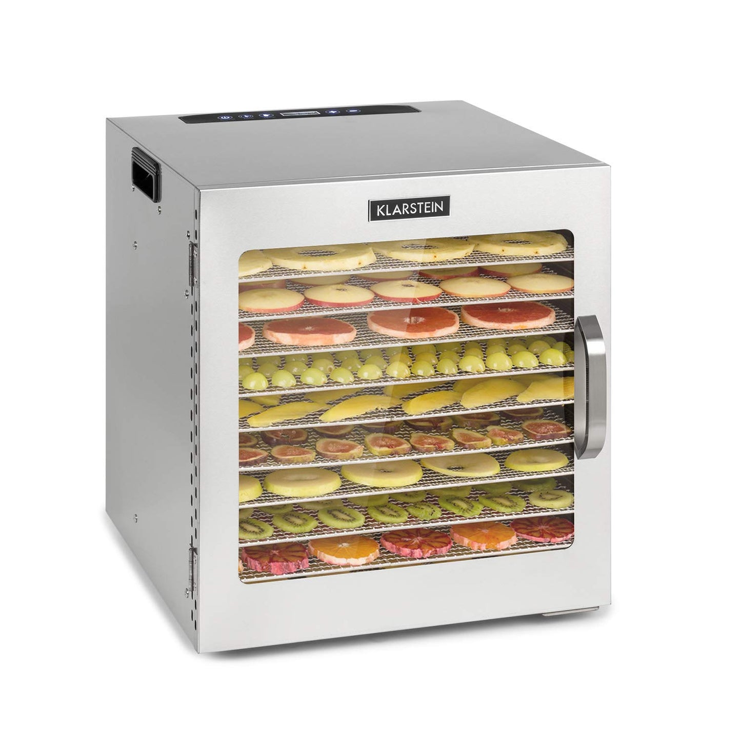 Dörrautomat Captain Jerky 110, 10 Tabletts, Silber