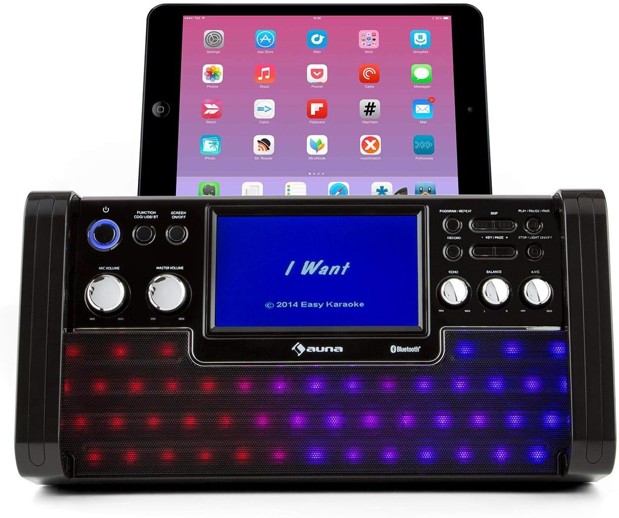 DiscoFever LED Karaokeanlage
