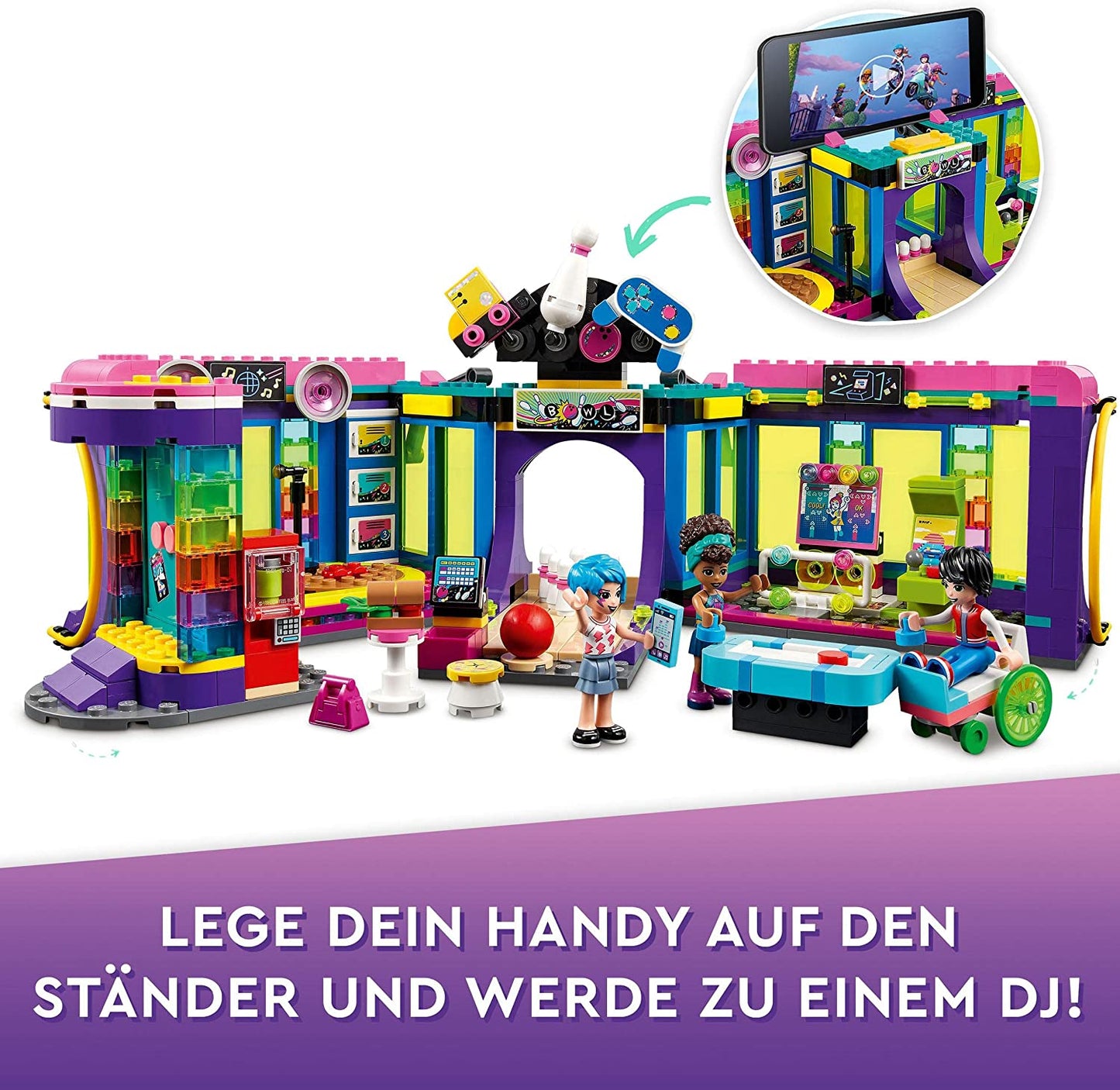 41708 Friends Rollschuhdisco, Konstruktionsspielzeug