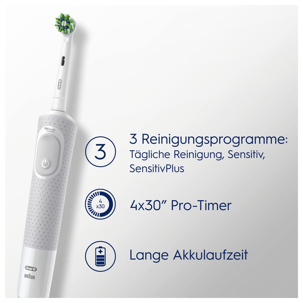 Oral-B Vitality Pro D103, Elektrische Zahnbürste, White Single