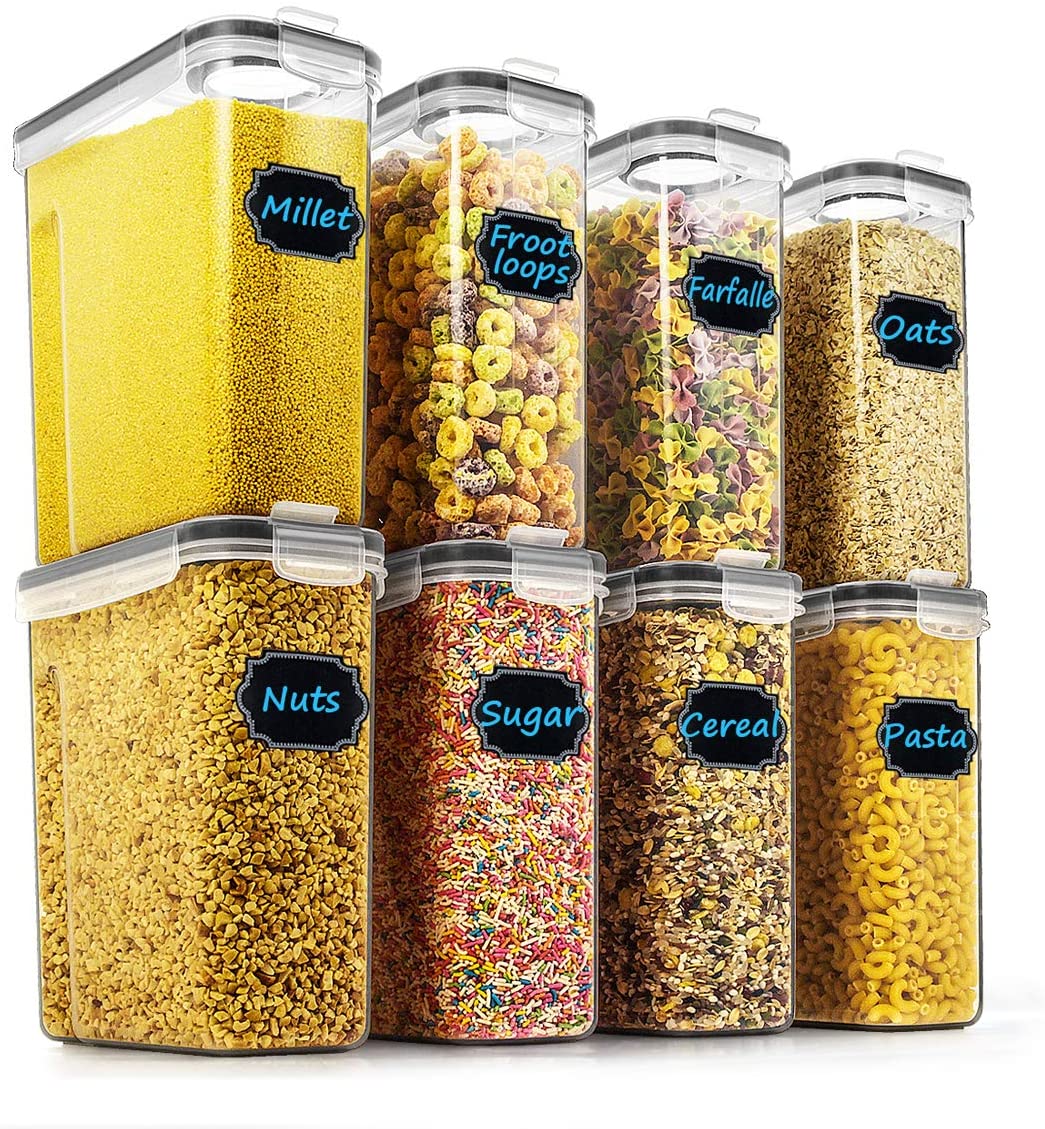 8-teiliges Set Frischhaltedosen, 2,5 L