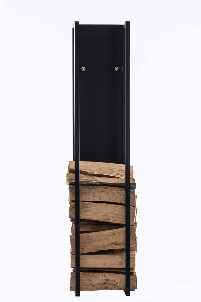 Kaminholzständer Spark, Schwarz-matt, 100cm