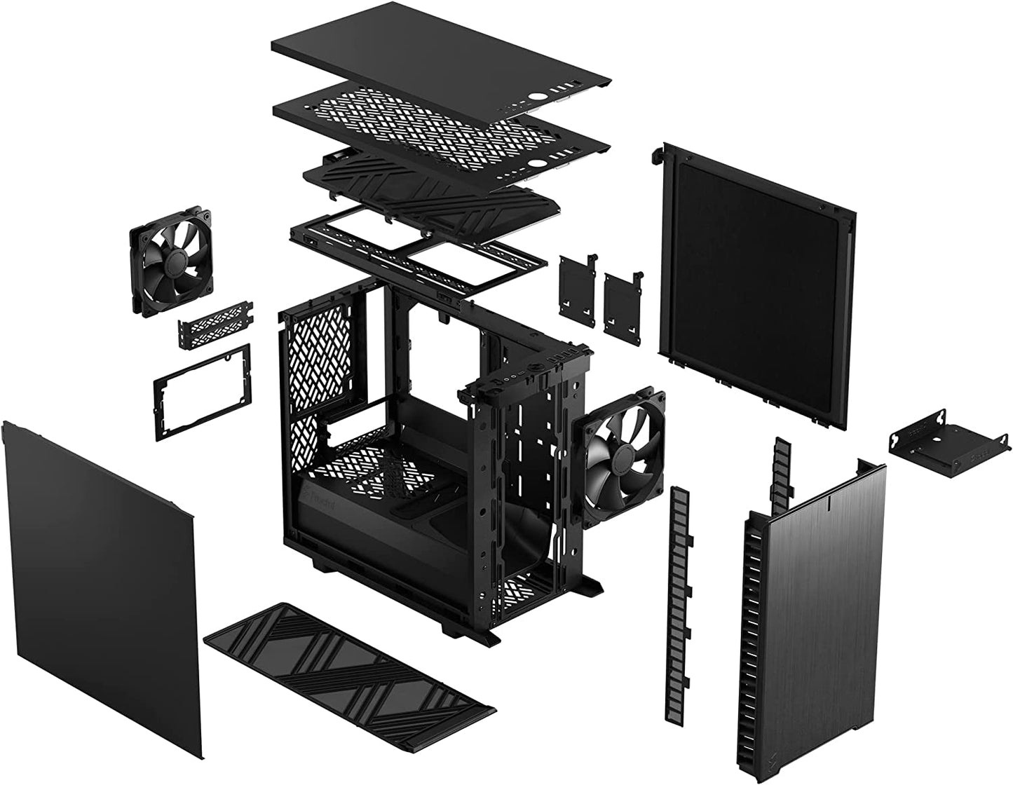 Define 7 Nano Black Solid, Tower-Gehäuse