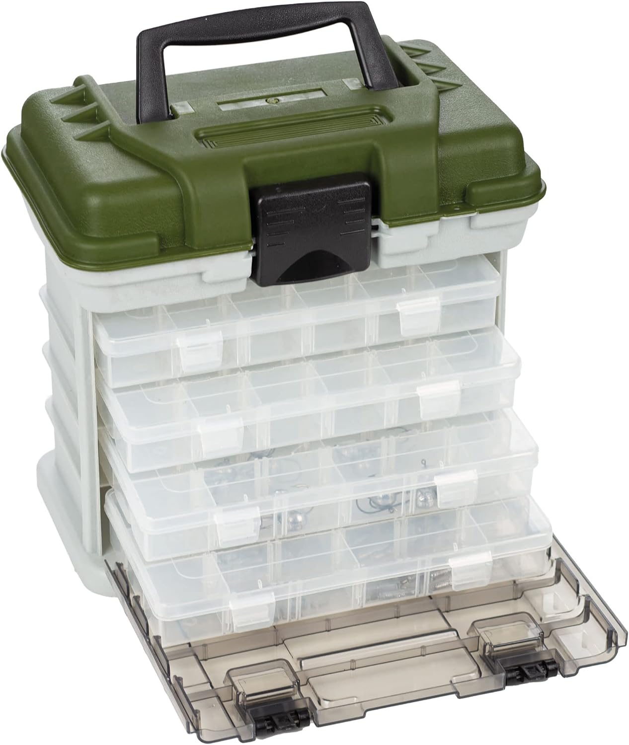 Fishing Angelkoffer mit 4 Tackleboxen