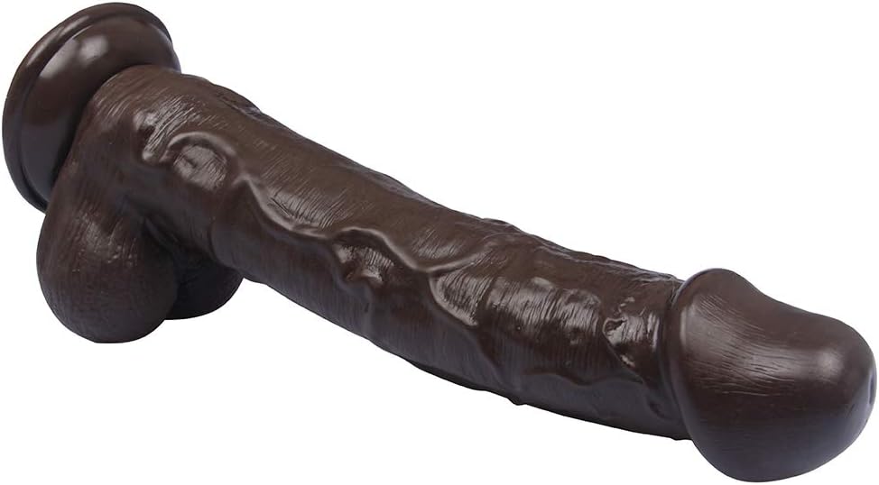 XL Dildo, Schwarze Schokoladenfarbe