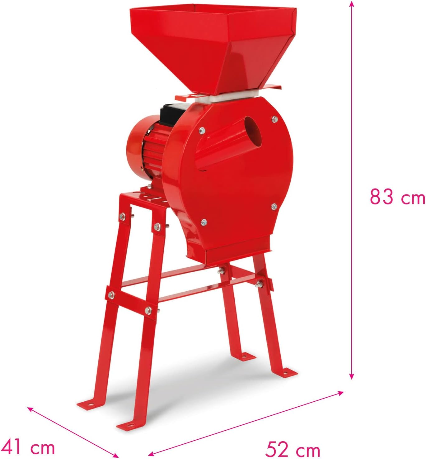 Elektrische Getreidemühle, 1100W mit Untergestell