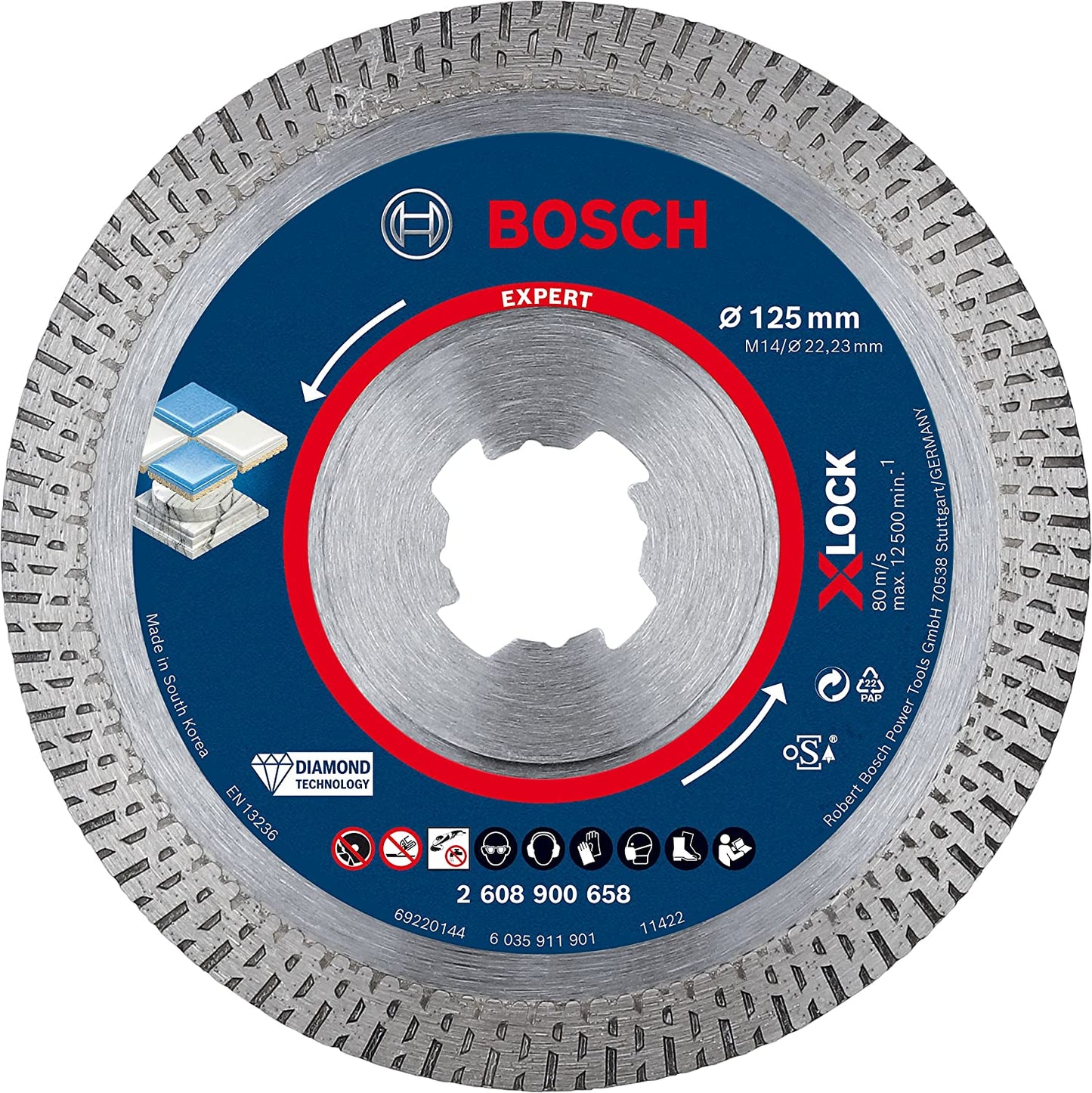 X-LOCK Diamanttrennscheibe Expert HardCeramic, Ø 125mm