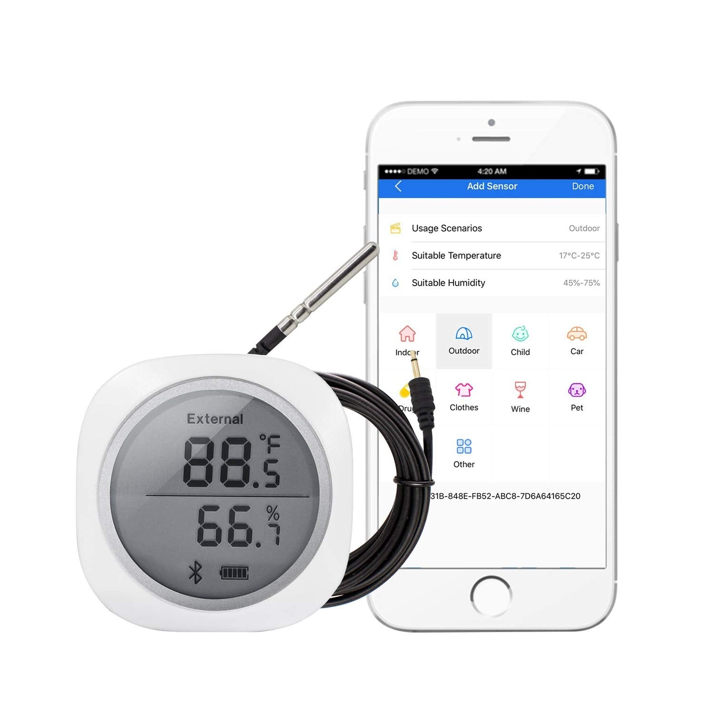 Luftfeuchtemessgerät, Luftfeuchtemessgerät, IBS-TH1 Plus