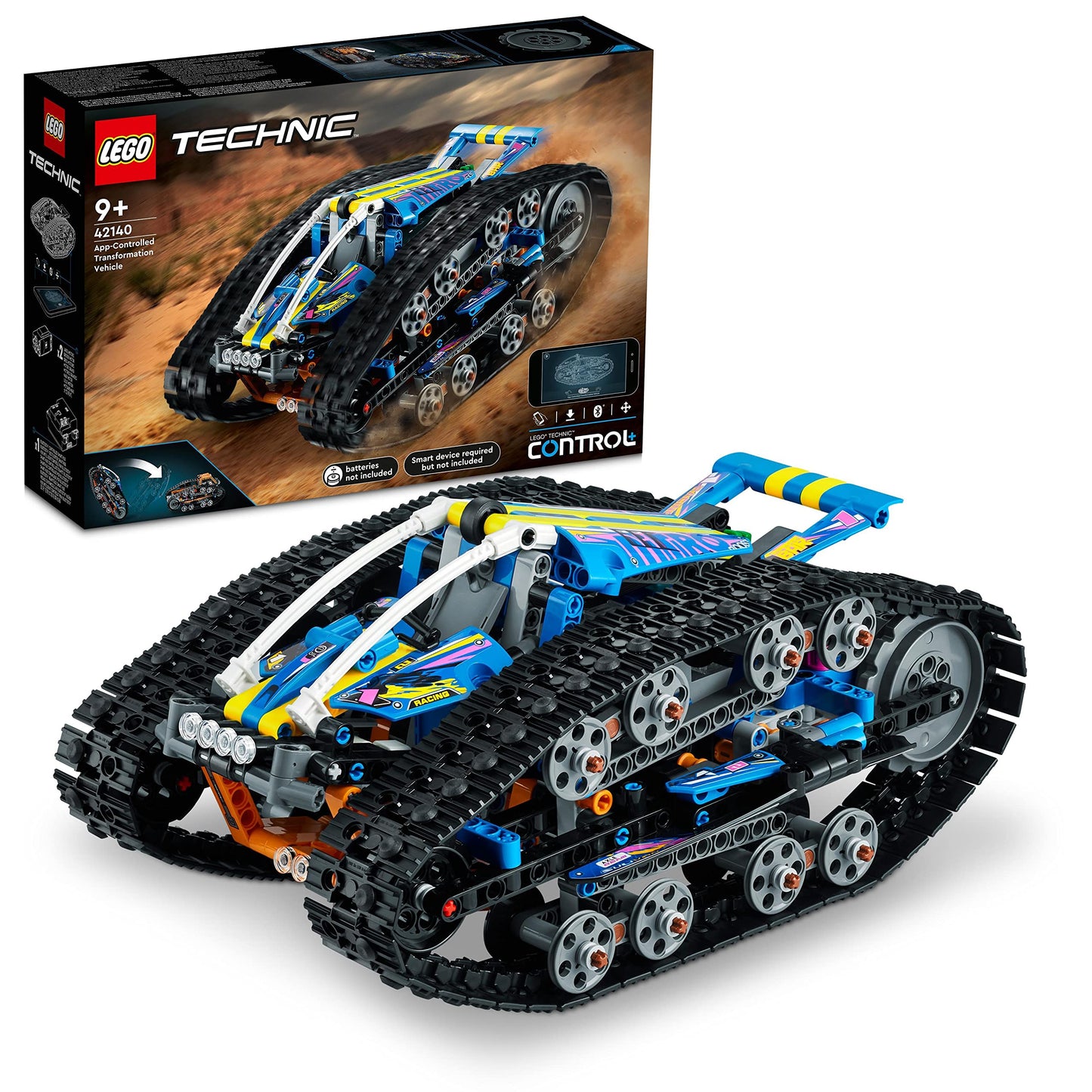 42140 Technic App-gesteuertes Transformationsfahrzeug, Konstruktionsspielzeug