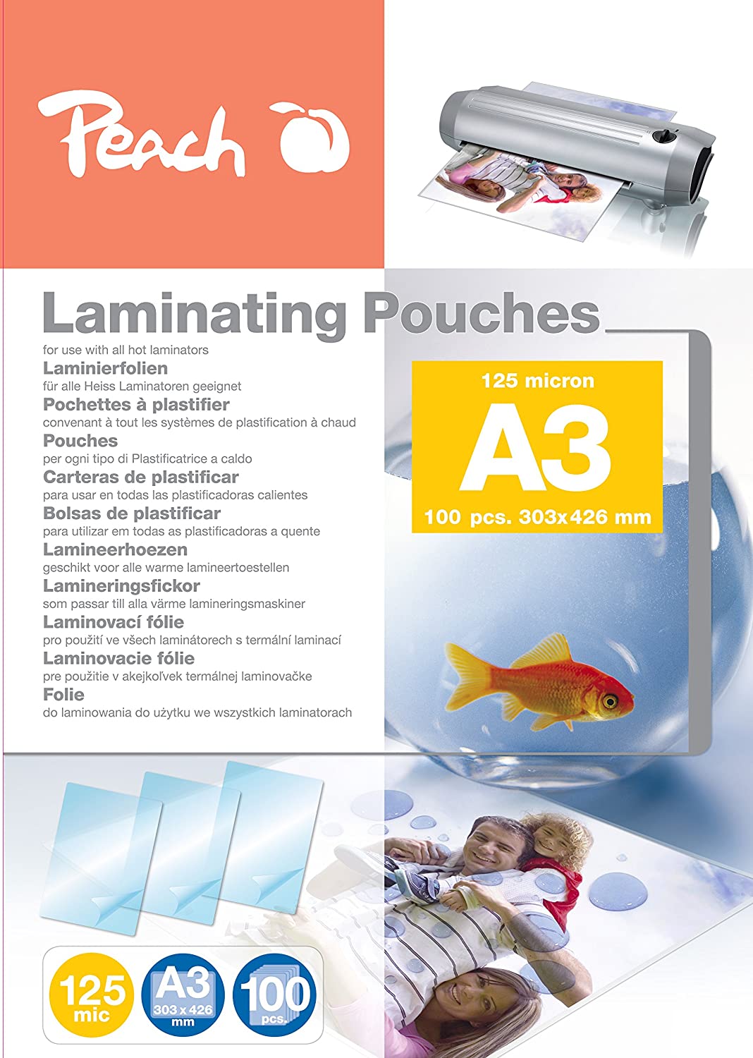 Laminierfolie A3 125mic PP525-01, Folien