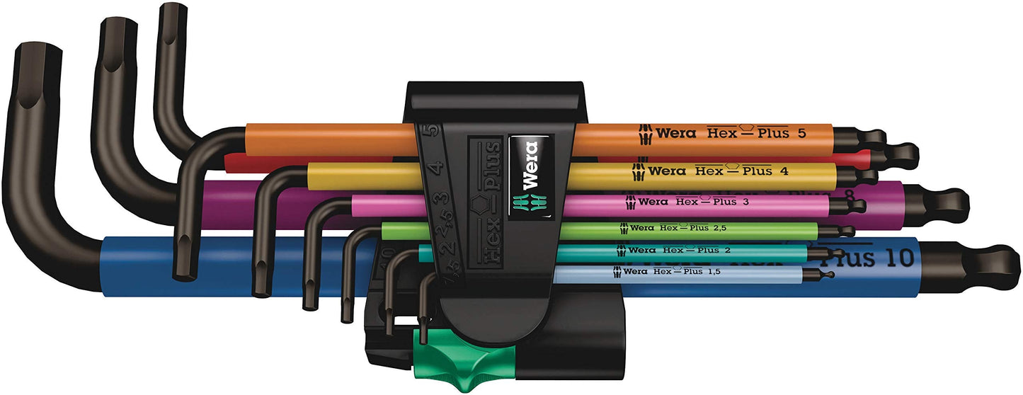950/9 Hex-Plus Multicolour 1 Winkelschlüsselsatz, 7-teilig, Schraubendreher