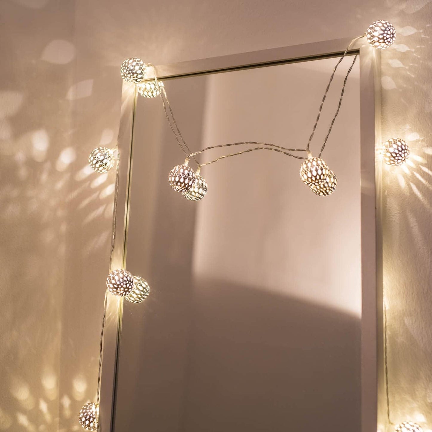 Marokkanische Lichterkette, Stecker - 20 LEDs - 7 Meter