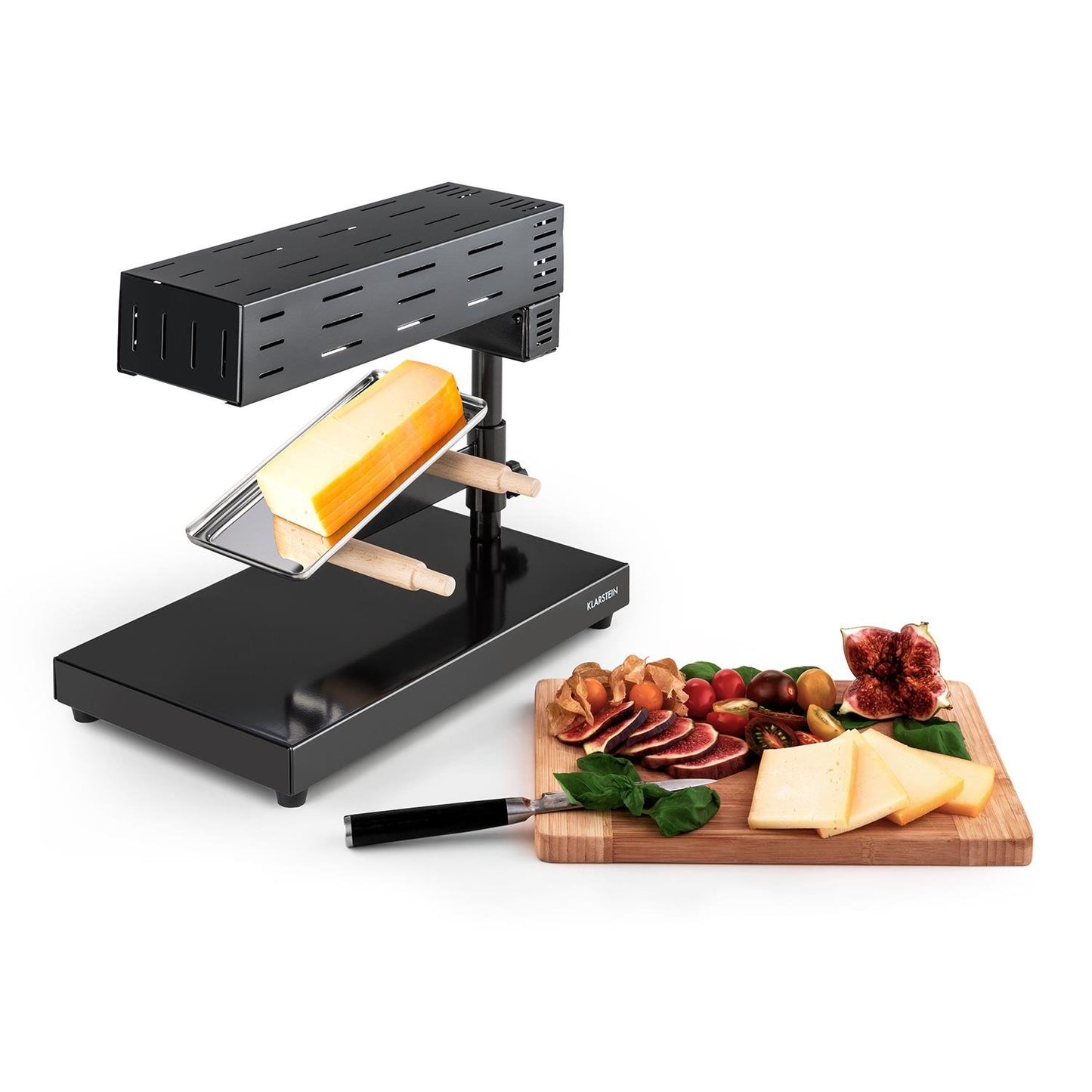 Appenzell 2G Schweizer Raclette Grill, Schwarz - Traditional 600 W