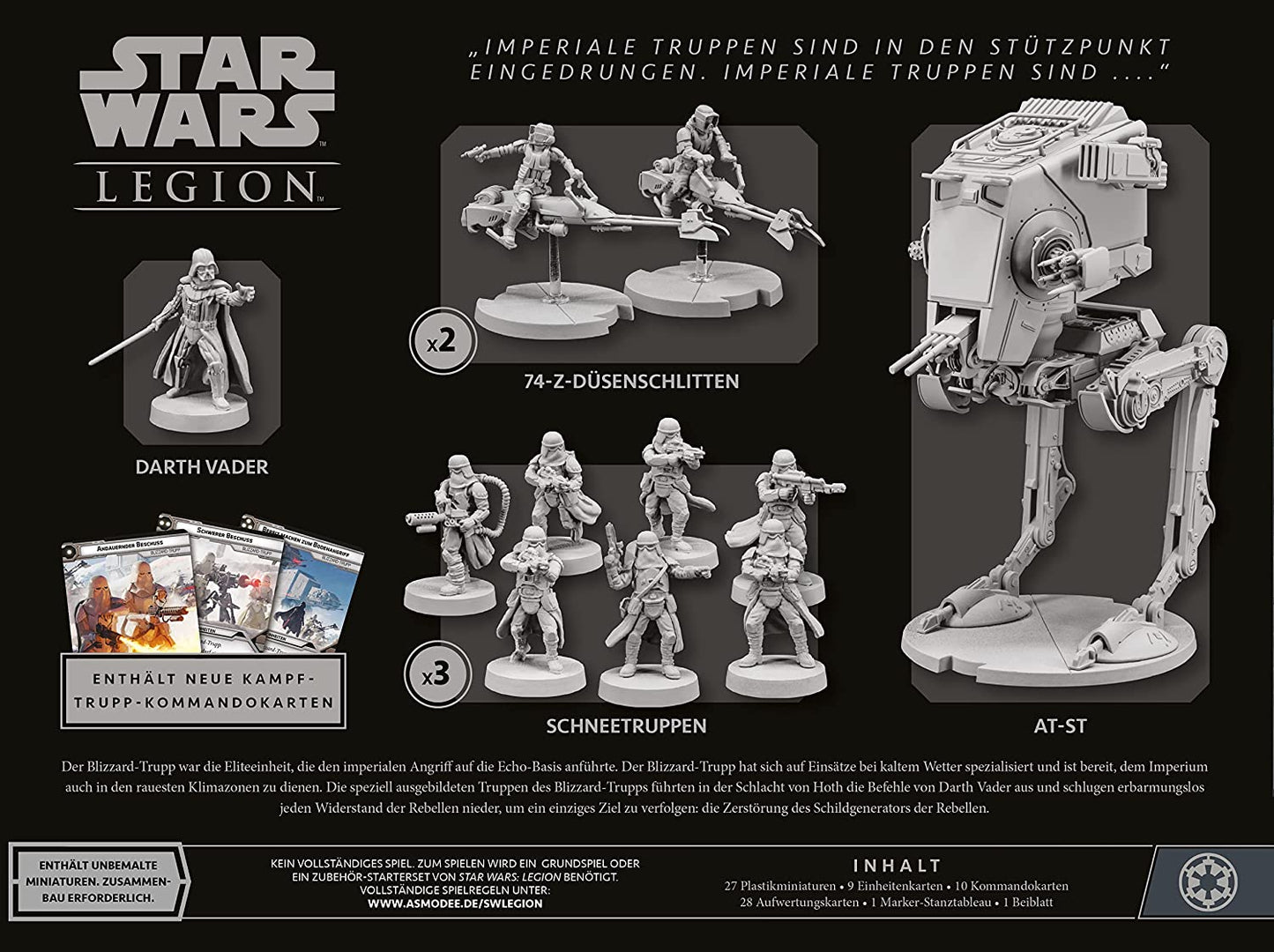 Star Wars: Legion - Blizzard-Trupp, Tabletop