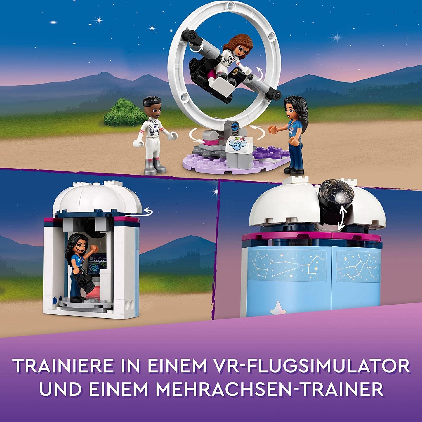 41713 Friends Olivias Raumfahrt-Akademie, Konstruktionsspielzeug