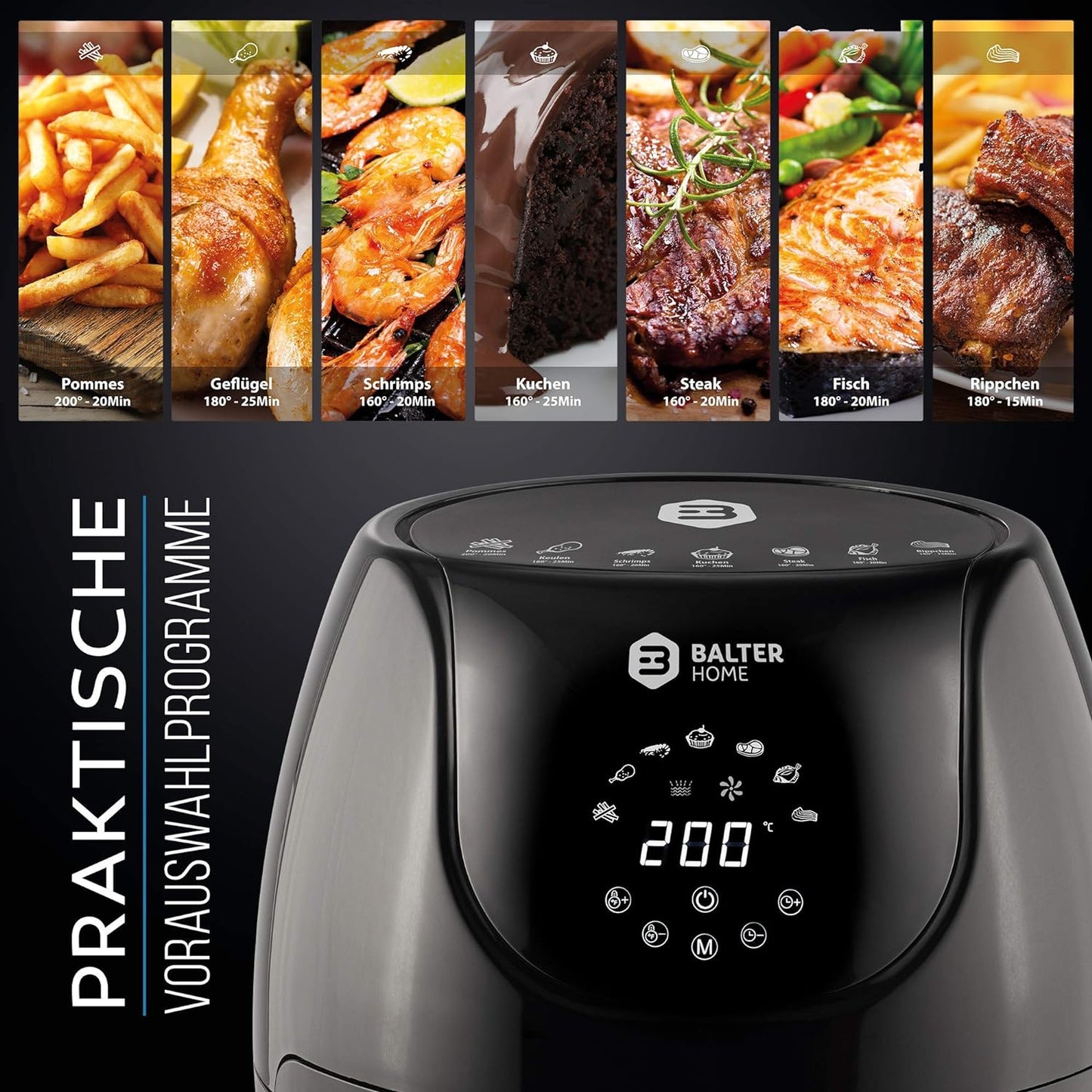 Heissluftfritteuse XL Touch / HL-360
