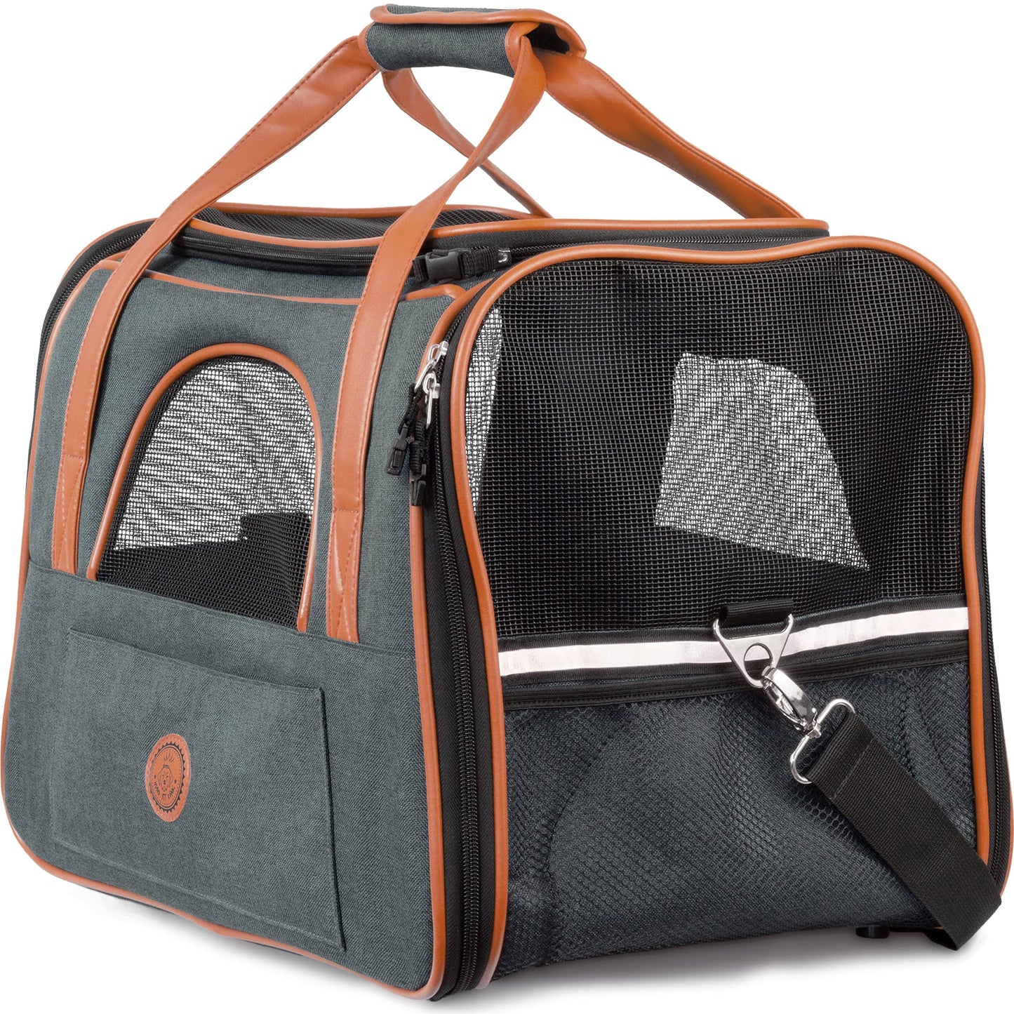 Hundetasche, Grau