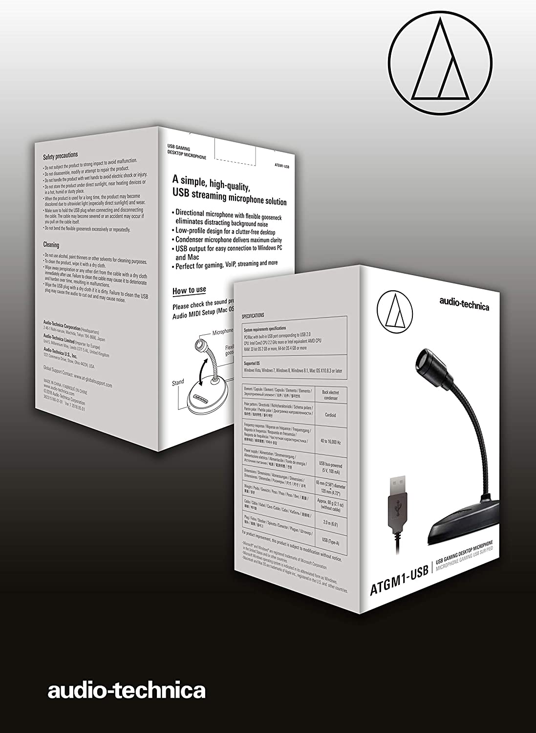 ATGM1-USB, Mikrofon