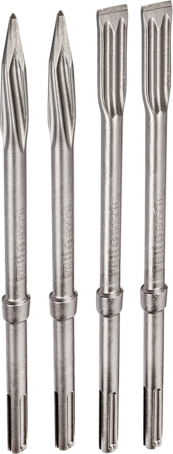 Meissel-Satz RTec, SDS-max, 4-teilig