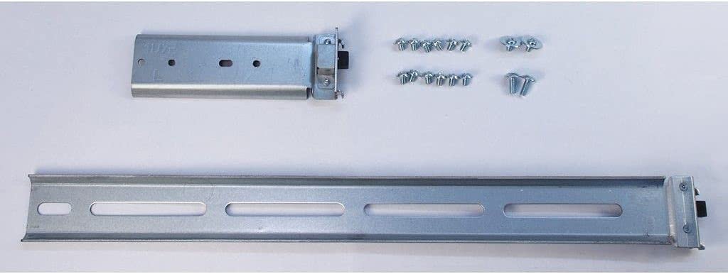 2U Teleskopschienen 455 mm, Einbauschienen