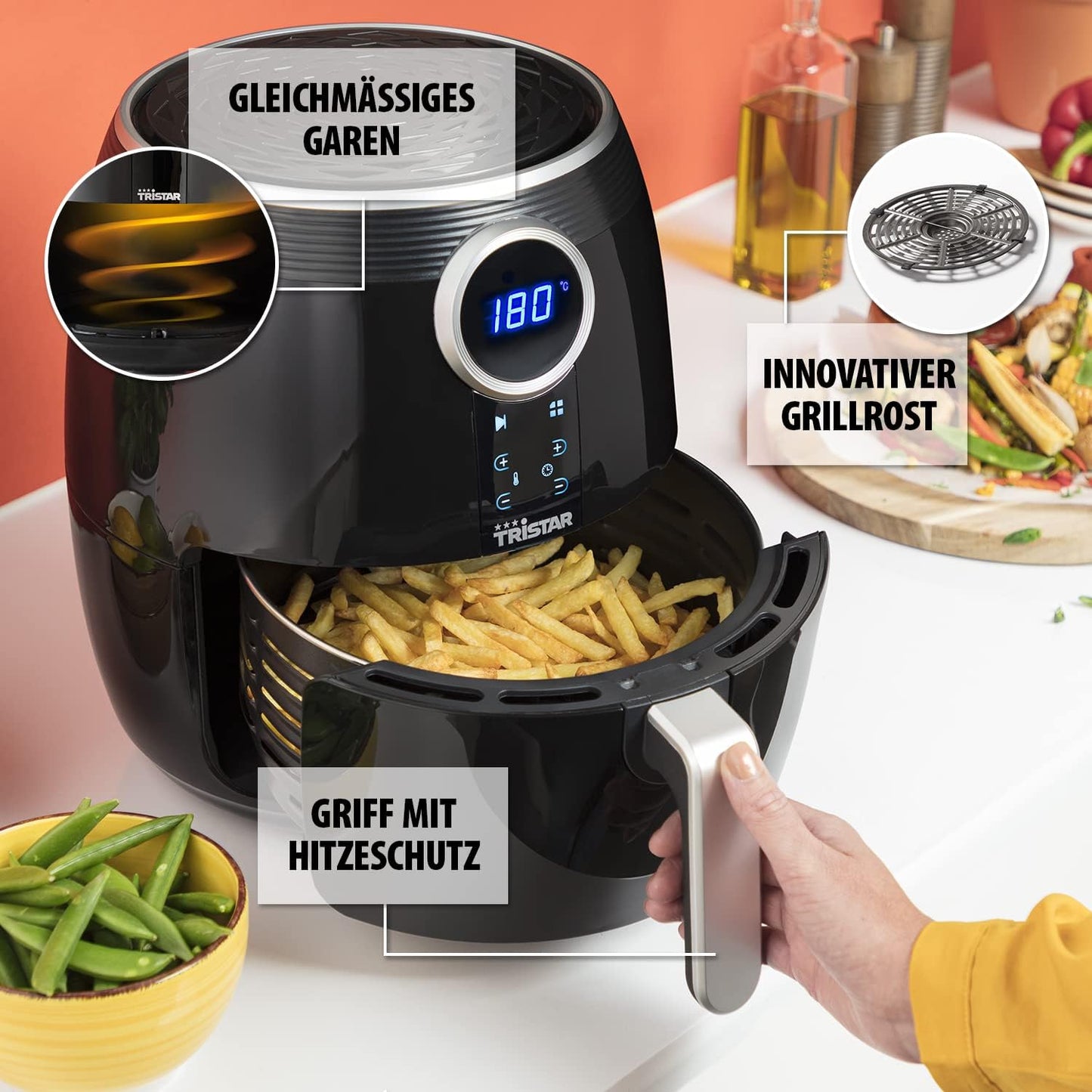 Crispy Fryer FR-6956, Heissluftfritteuse, 4,5L
