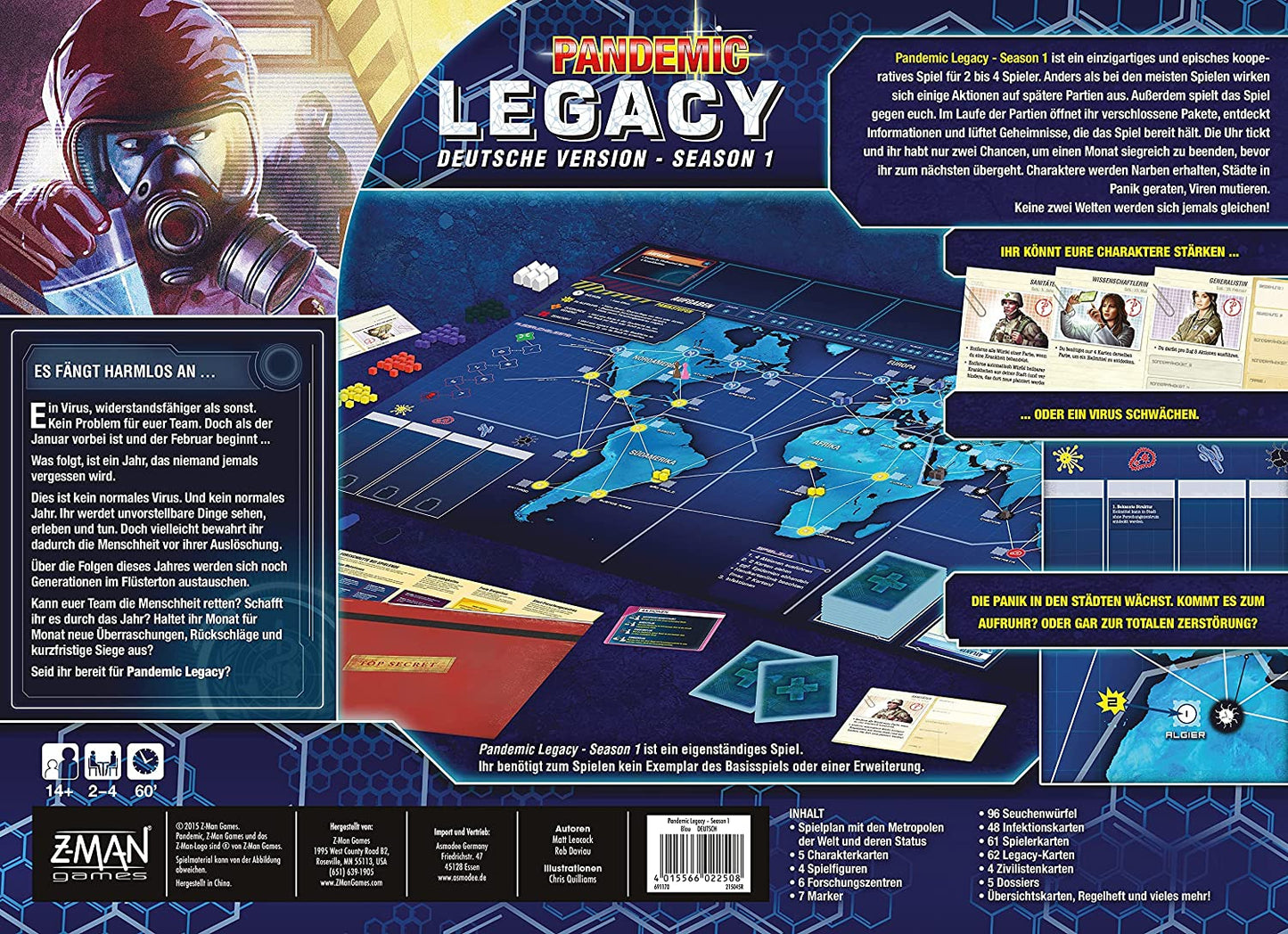 Pandemic Legacy, Brettspiel