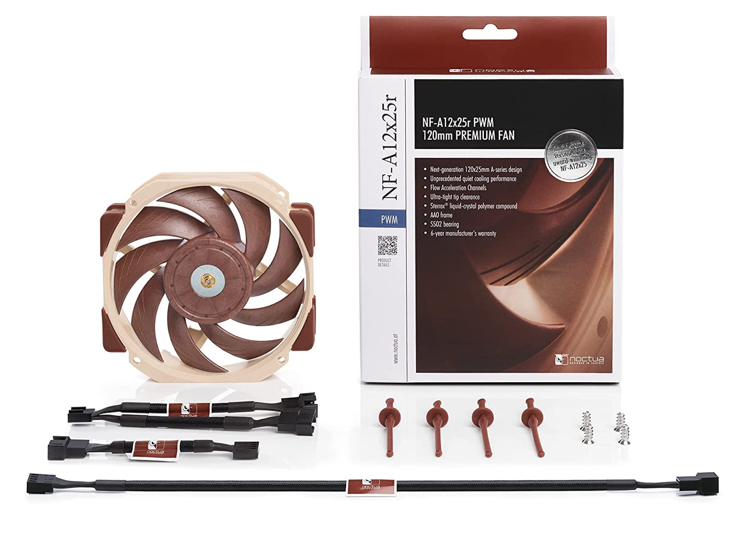 NF-A12x25r PWM Premium Fan 120x120x25, Gehäuselüfter