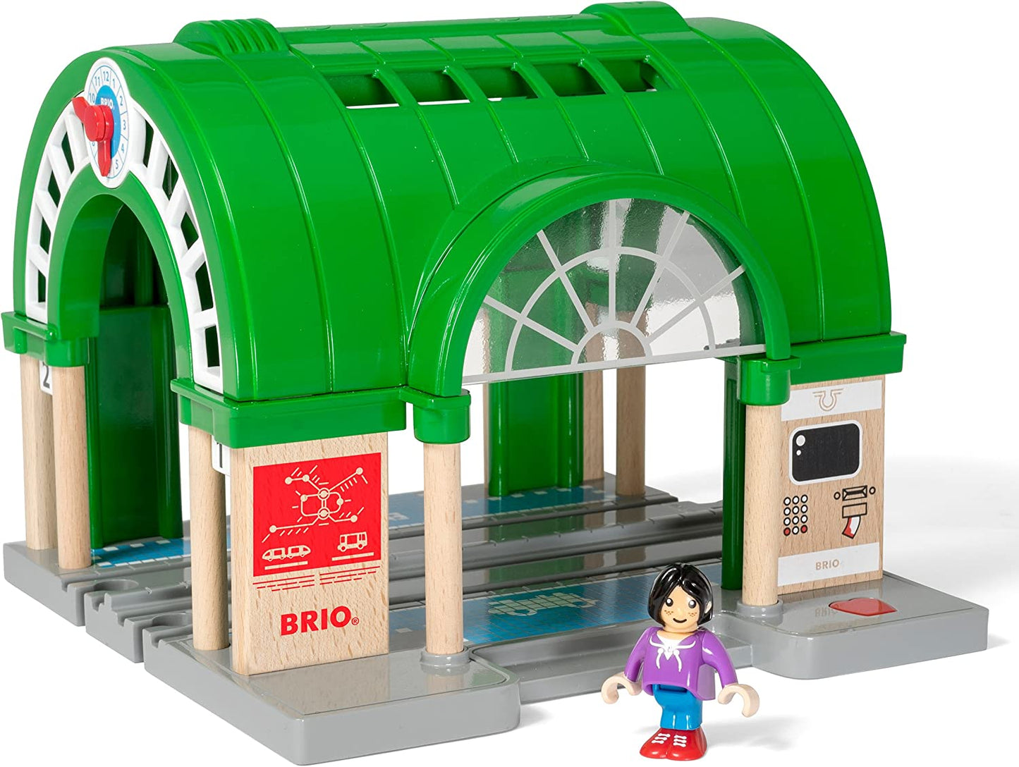World Neuer Hauptbahnhof mit Ticketautomat, Spielgebäude