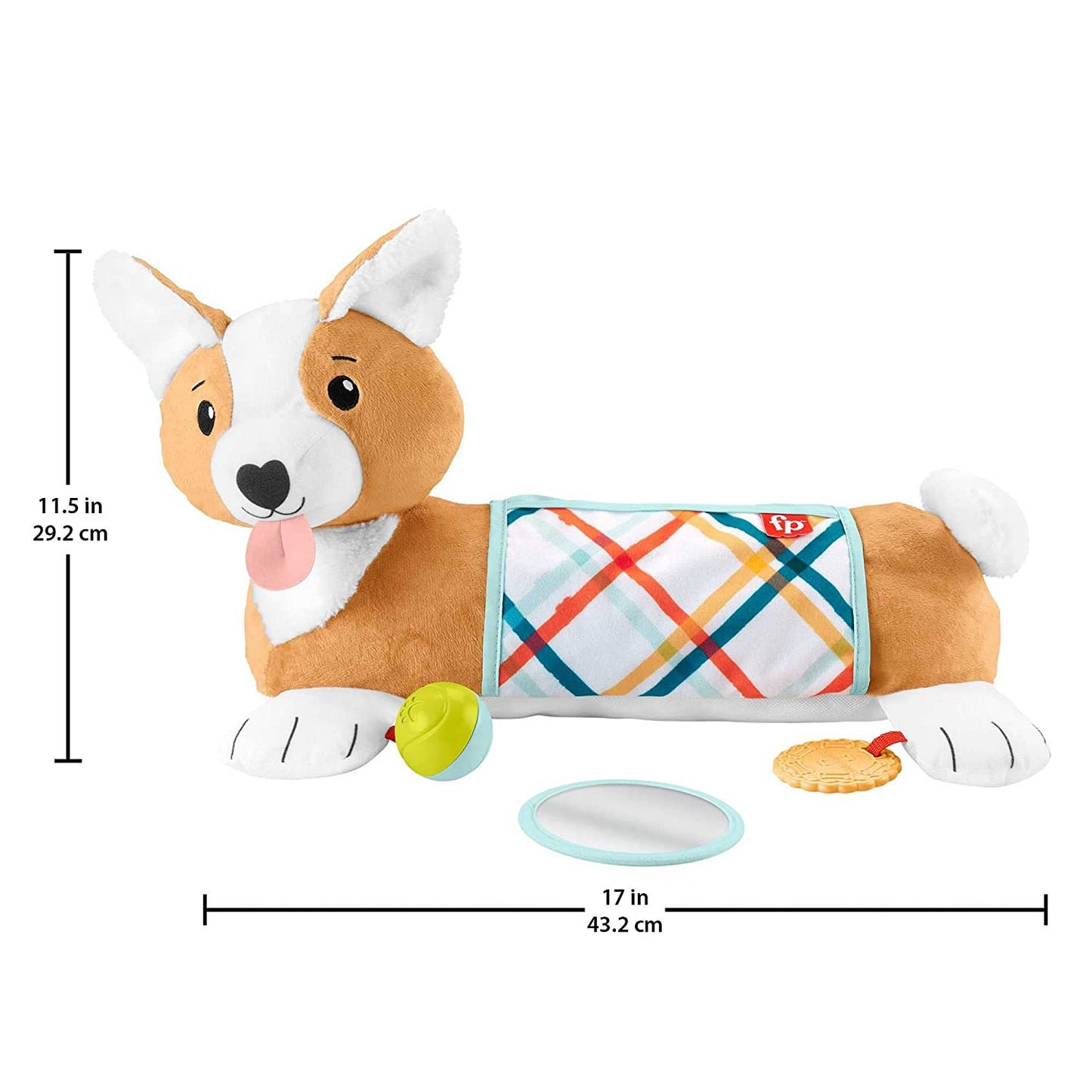 3-in-1 Hündchen Spielkissen, Kuscheltier