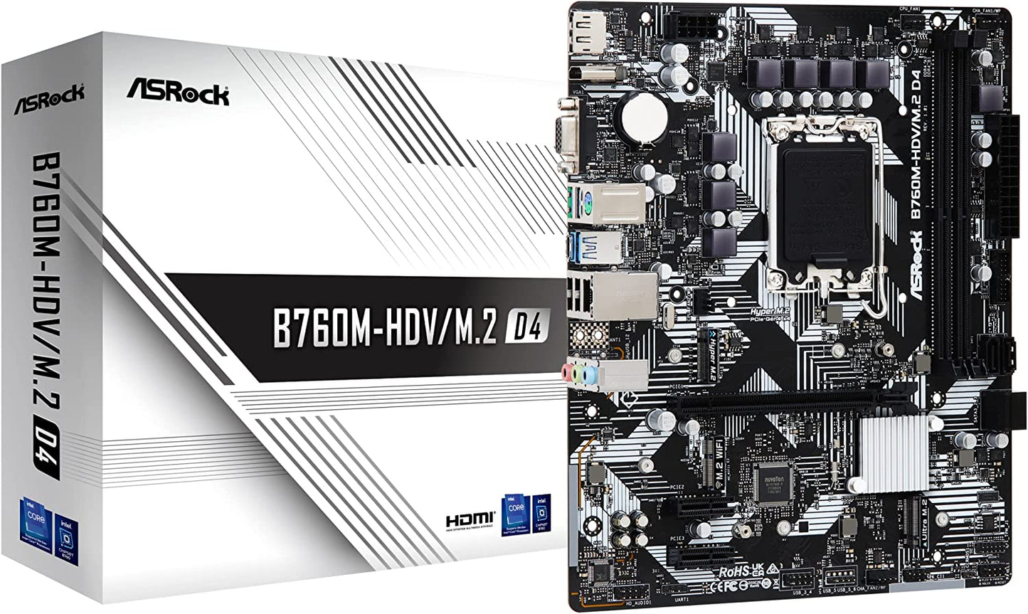 B760M-HDV/M.2 D4, Mainboard