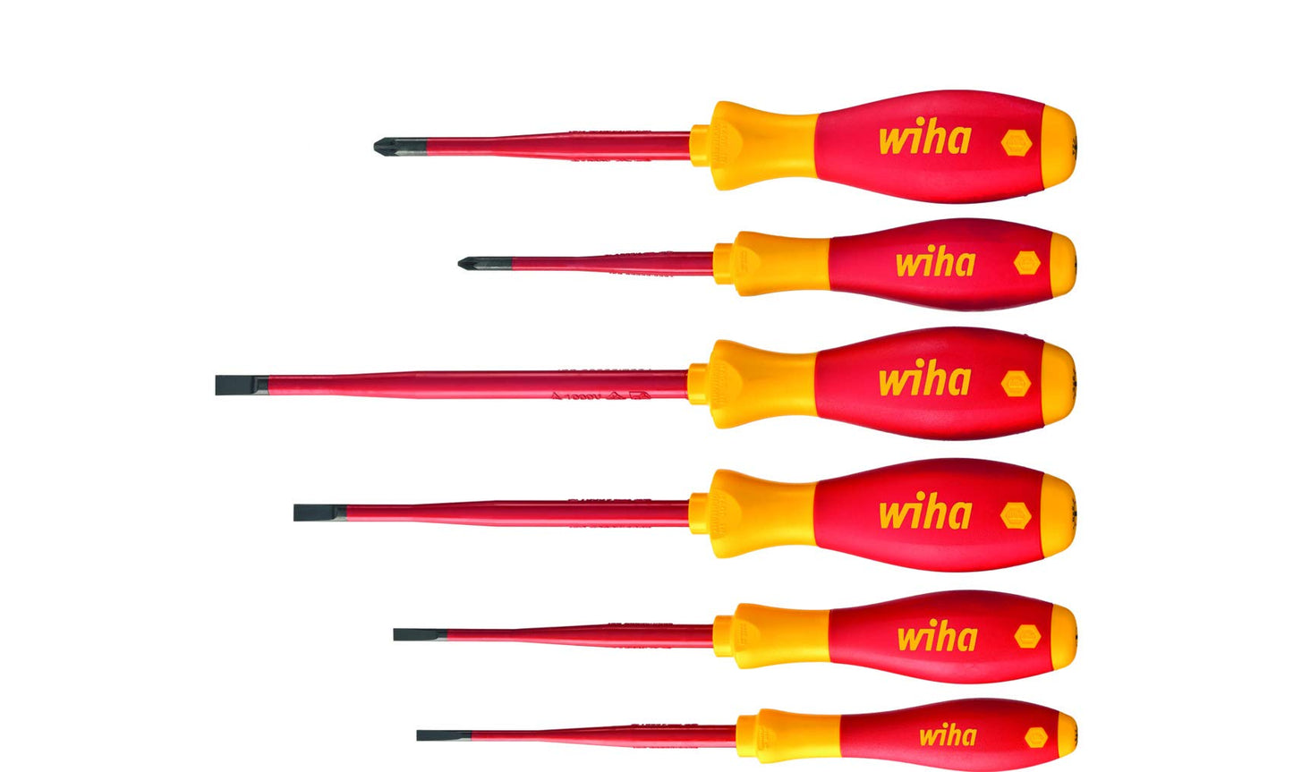 Schraubendreher-Set SoftFinish electric slimFix, 6-teilig