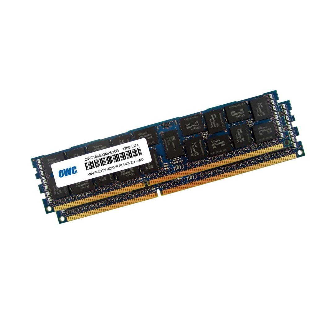 DIMM 32 GB DDR3-1333 ECC DR Kit, für MAC , Arbeitsspeicher, 32 Go (2 x 16Go) Noir, Bleu, Or