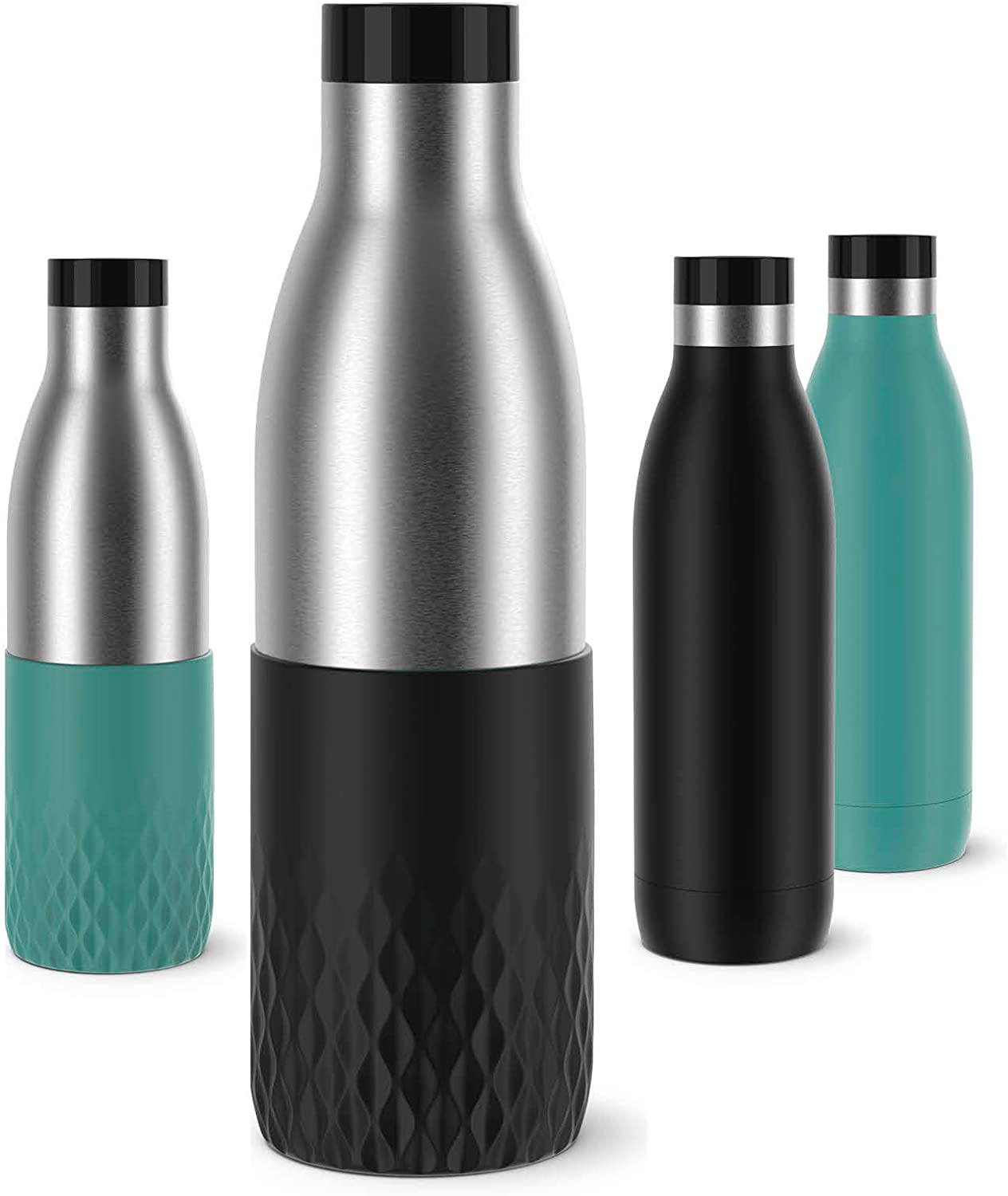 BLUDROP Sleeve Isoliertrinkflasche 0,7 Liter, Thermosflasche