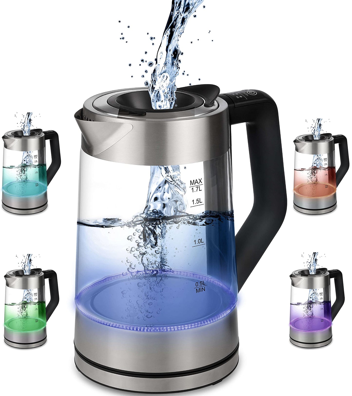 Glas Wasserkocher