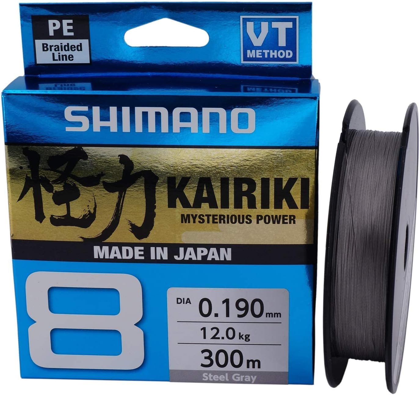 Geflochtene Angelschnur Kairiki 8, 0.28mm / 29.3kg, 300m