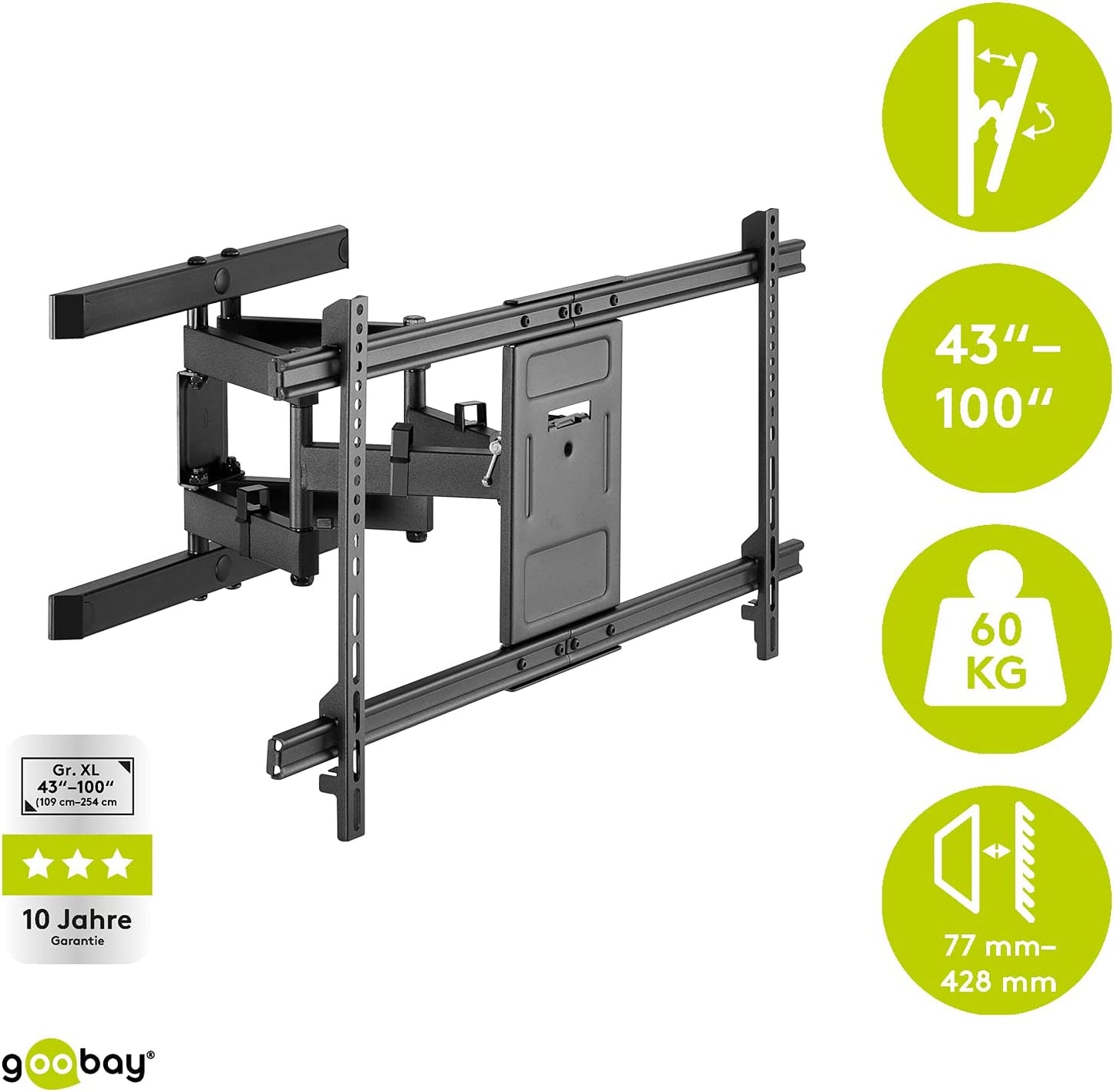 FULLMOTION Pro XL, Wandhalterung