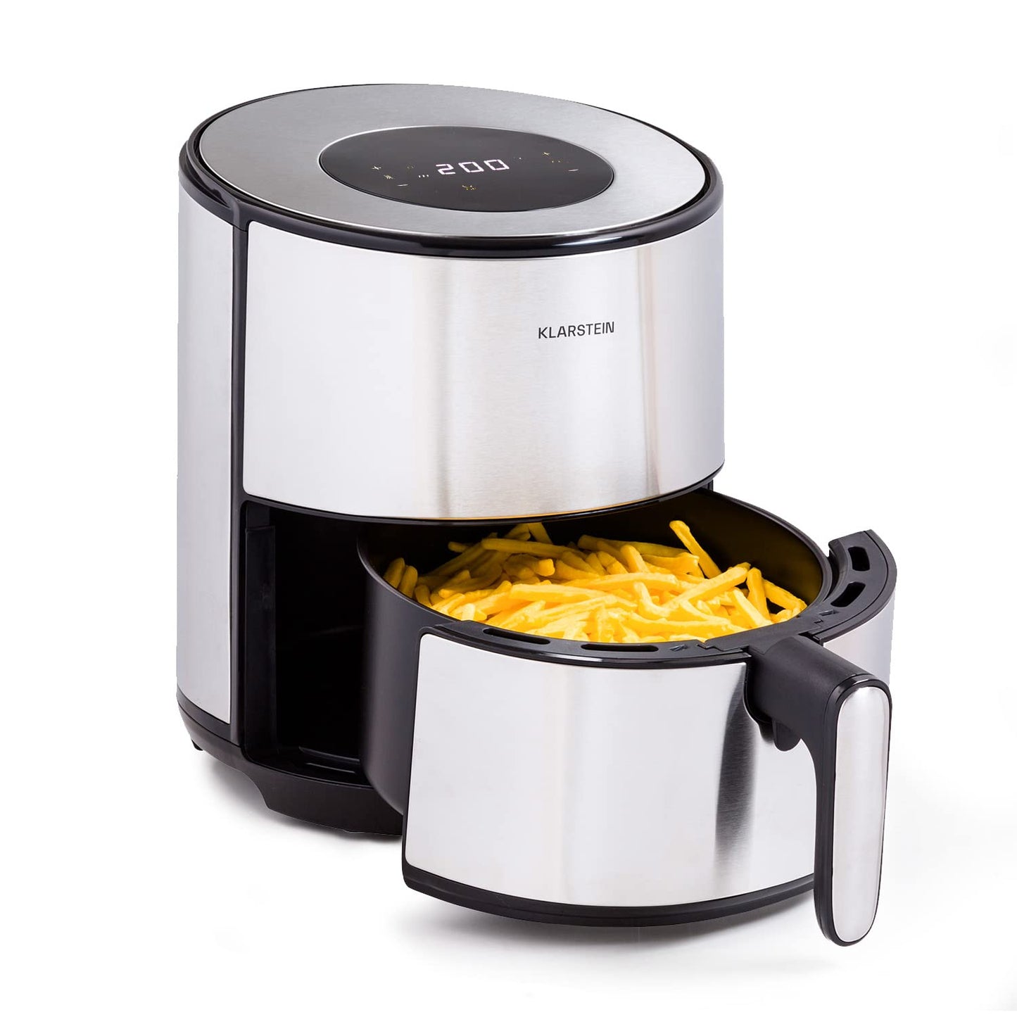 Heissluftfriteuse, Silber, 4,3 L