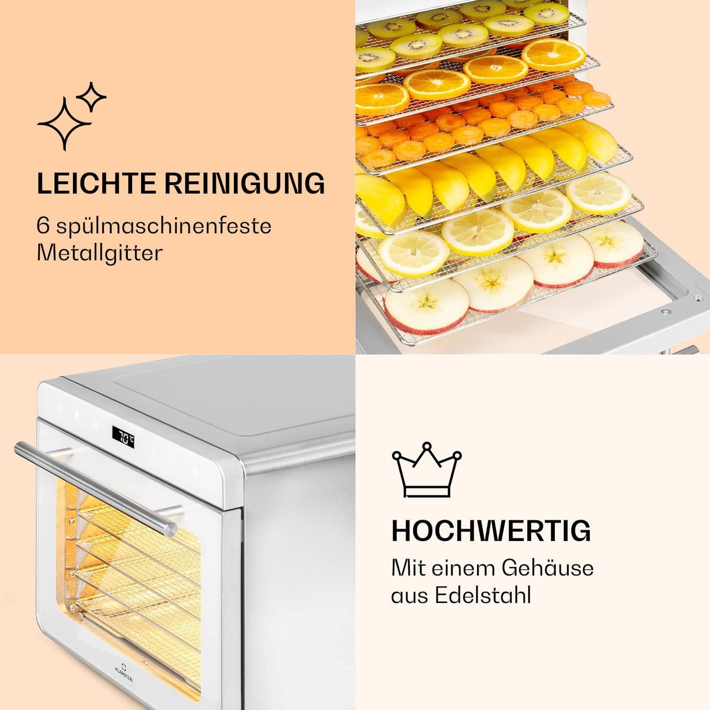 Food Dehydrator, Weiss