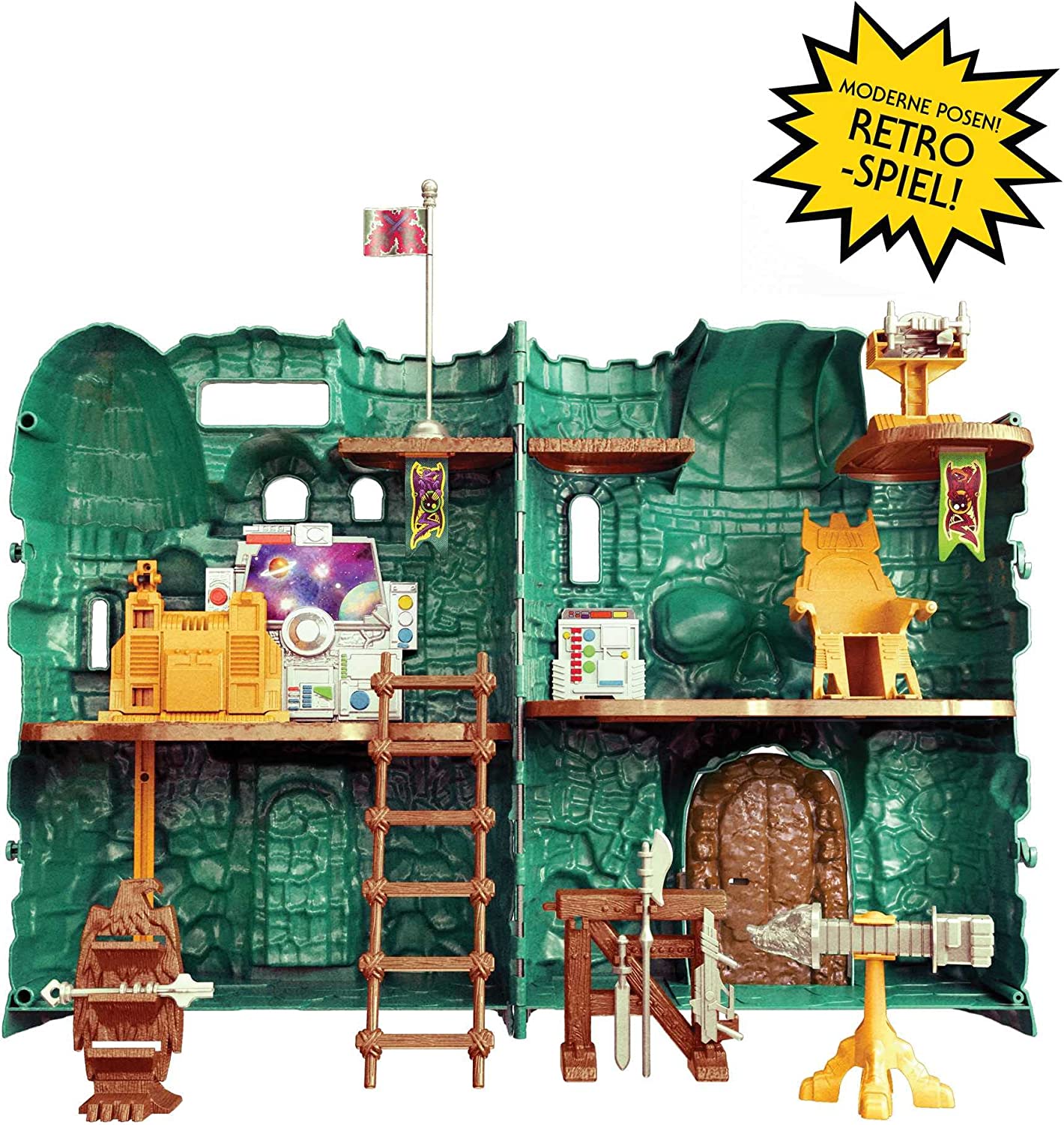Masters of the Universe Origins Castle Grayskull Spielset, Spielgebäude
