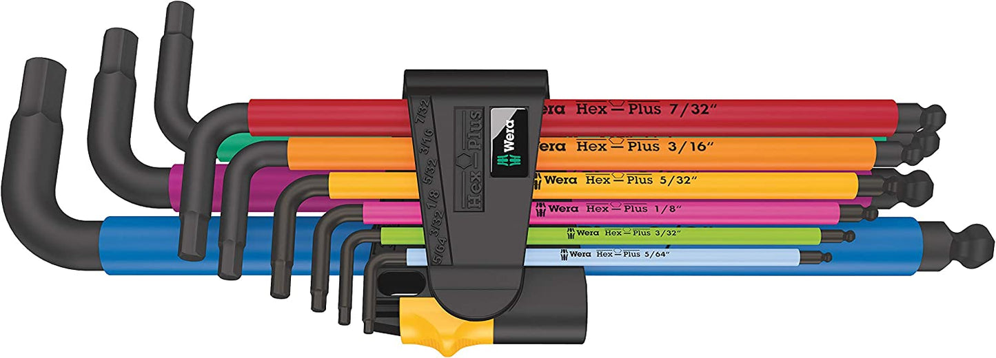 950/9 Hex-Plus Multicolour Imperial 2 Winkelschlüssel-Satz, Schraubendreher